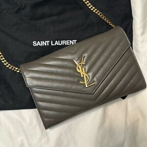 YSL clutch handbag
